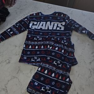NFL Giants Kids Pajama Set - Blue and Red